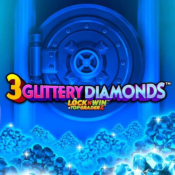 3 Glittery Diamonds casino game by PearFiction Studios – featured logo at Sultan Casino