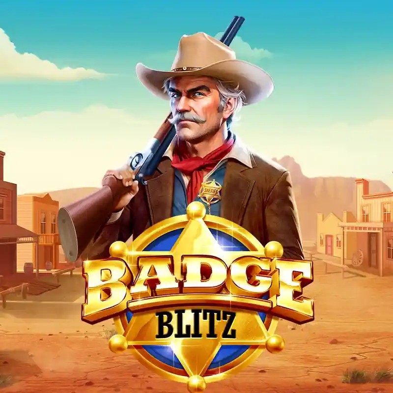 Badge Blitz logo by Pragmatic Play at Sultan Casino