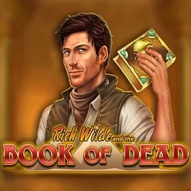 Book of Dead online game logo by Play'n GO on sultan-casino.org
