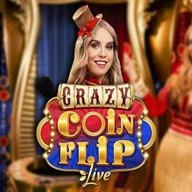 Crazy Coin Flip slot visual from Evolution available on sultan-casino.org