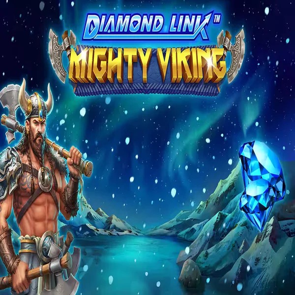 Diamond Link Mighty Viking slot logo by Greentube at Sultan Casino
