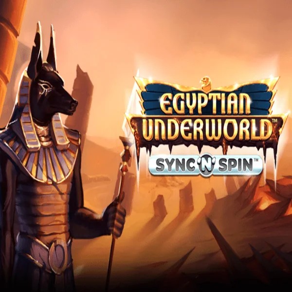 Egyptian Underworld slot logo by Greentube at Sultan Casino