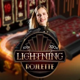 Lightning Roulette by Evolution, showcased at sultan-casino.org – game logo