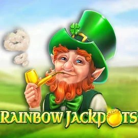 Rainbow Jackpots slot logo by Red Tiger Gaming at Sultan Casino