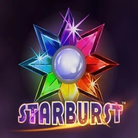 Starburst logo – Slots by NetEnt at Sultan Casino