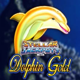 Dolphin Gold with Stellar Jackpots logo by Lightning Box Game at Sultan Casino